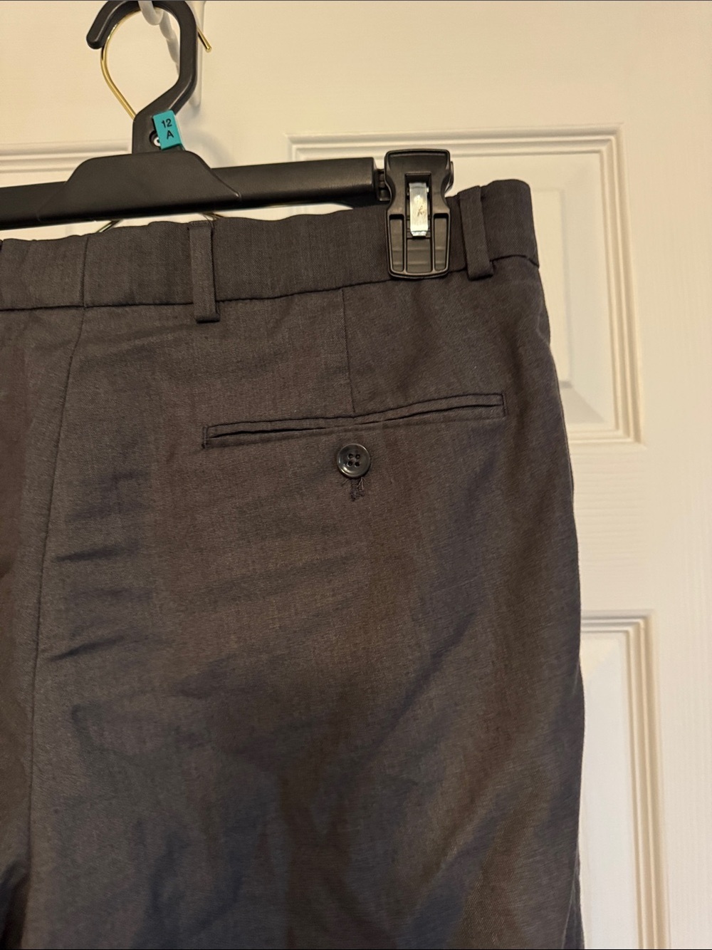 Dockers Men's Signature Performance Dark Gray Dress Pants 30x32 - Picture 15 of 15